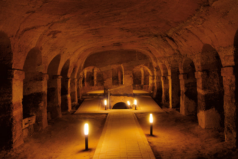 Camerano caves in Ancona